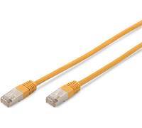 Câble patch DIGITUS Premium, cat. 5e, SF/UTP, 1,0 m, jaune