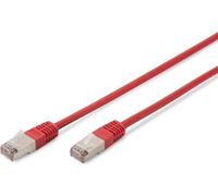 Câble patch DIGITUS Premium, cat. 5e, SF/UTP, 1,0 m, rouge