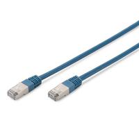 Câble patch DIGITUS Premium, cat. 5e, SF/UTP, 10,0 m, bleu