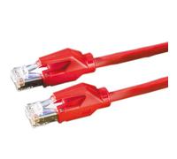 Câble Patch Draka Comteq S/FTP Cat6 Rouge 5m - 8x AWG 27 100 Ohm - Référence 21.05.2051