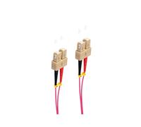 Câble patch duplex SC/SC 50/125µ, OM4 violet, 5,0m