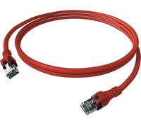 Câble patch EasyLan DualBoot PushPull IP20, cat.6A (classe EA), S/FTP, rouge, 2 m
