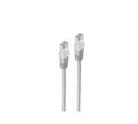 Câble patch Ethernet LAN Blindé Gigabit Abel réseau RJ45 F/UTP CAT. 5e Câble patch Twisted Pair, 2 x connecteurs RJ45 pour panneaux de brassage, panneau de brassage, routeur, modem DSL et d'autres appareils avec connecteur RJ45 30 gris