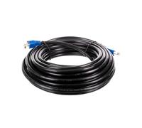 Câble patch extérieur patchcord U/UTP cat.6 CCA noir 10 m 94389