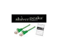 Câble patch f utp cat. 7 slim vert 7,5 m shiverpeaks bs75517-slg