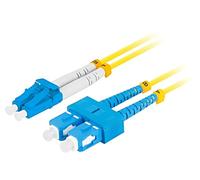 Câble patch fibre optique FO-SULU-SD11-0020-YE LC/UPC, SC/UPC 2m conducteur d...