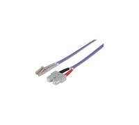 Câble patch fibre optique OM4 50/125 MM SC-LC duplex/5 m 751056