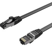 Câble patch Flexline® CAT 8.1 U/FTP PIMF, plat hautement flexible noir 3,0m