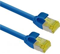 Câble patch Helos 333083 ultra slim Cat 6A bleu 3,0m