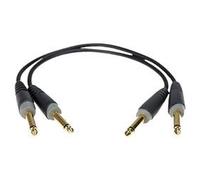 Câble Patch Jacks mâles TS, 60cm (lot de 2)