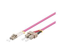 Câble patch LWL duplex OM4 multimode 50/125 LC/SC, 30 m, Good Connections