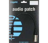 Klotz Câble Patch M1 Pro Jack mâle TRS / XLR mâle, 60cm Câble Patch