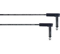 Câble Patch Plat Guitare Jack Coudés 45 CM Câbles pour pédales