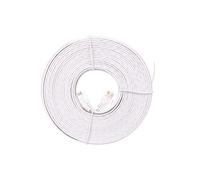 Câble patch plat U/UTP cat.5e blanc 10 m 96363