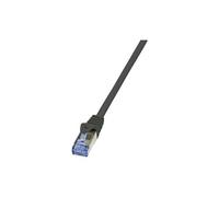 Câble Patch Primeline, Cat. 6A, S/FTP, 30,0 m, noir