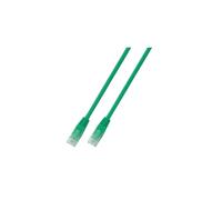 Câble Patch Réseau EFB Elektronik Cat6 5m U/UTP Vert - Connecteurs RJ-45 Plaqué Or - PVC - 10/100/1000Base-T(X) - RoHS - K8100GN.5