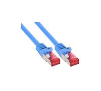Câble Patch S / FTP PiMF Cat.6 250 MHz sans cuivre halogène bleu 10m