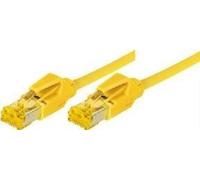 Câble patch S/FTP, PiMF, Cat 6a, jaune, 15,0 m Pour 10 Gigabit/s, sans halogène, avec câble Draka et connecteurs Hiroso TM31 (ancienne désignation S/STP) (72215Y)