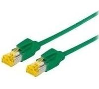 Câble patch S/FTP, PiMF, Cat 6a, vert, 7,5 m Pour 10 Gigabit/s, sans halogène, avec câble Draka et connecteurs Hiroso TM31 (ancienne désignation S/STP) (72207G)