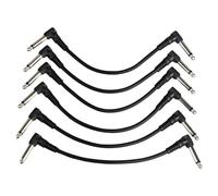 Câble patch silencieux de qualité pour guitare, câble à angle droit, câble professionnel pour pédales, câbles de guitare