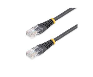 Câble Patch StarTech.com Cat5e 15m U/UTP RJ45 Mâle-Mâle Noir, Conducteur Cuivre 24 AWG, Contacts Or 50µ, PoE, CMG, 10/100Base-T(X)