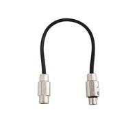 Cable Patch XLR - 30 CM - Noir