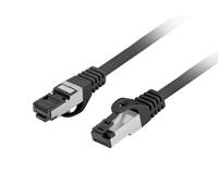 Câble patchcord KAT.8.1 S/FTP LSZH CU PCF8-10CU-0100-BK
