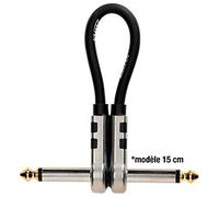 Câble PatchMaster Jacks mâles TS coudés 30 cm