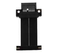 Câble PCIE 4.0 Rice Haute Vitesse Câble Adaptateur Postanda PCIE X1 pour Cartes USB, compatibilité étendue pour Petit Boîtier ATX ITX, ABS/noir/1 X D'extension (5 cm)