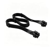 Câble PCIe 8 broches 6 + 2 broches pour alimentation GPU, carte graphique, en Nylon tressé, câble d ' alimentation de 30Cm 50Cm 80Cm