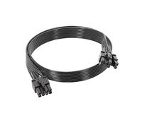 Câble Pcie 8 broches EPS vers PCIE 6 + 2 broches mâle vers mâle - Cordon de conversion d'alimentation compatible avec Corsair ARESGAME Thermaltake Adapter GPU Power Cables