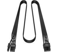 Câble PCIe 8 Broches Vers 6+2 Broches,Mâle à Mâle,Compatible avec Corsair,Thermaltake,ARESGAME,Câble PSU Modulaire pour Cartes Graphiques,65 cm