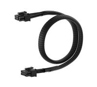 Câble PCIe 8 Broches Vers 6+2 Broches pour Carte Graphique Compatible pour MSI MAG A750GL et A850GL, Tressé, 60 cm