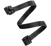Cable PcIe 8 Pin Cable Alimentation PC GPU 8 Broches vers PcIe 6+2Mâle | Câble d'alimentation ATX pour ARESGAME Thermaltake Corsair Modular PSU Power Supply Câble Adaptateur 60cm