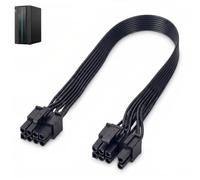 Câble PCIE, Câble Alimentation GPU (6+2) pour Alimentation MSI MAG A850GL et A750GL, Connecteur Modulaire PSU PCIe 8 Pin vers Carte Graphique, Compatible Cartes 6/8 Broches, Transmission Électrique