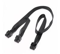 Câble PCIE pour Corsair, PSU 8Pin mâle vers double PCIe 8Pin (6+2) mâle Câble d'alimentation pour Corsair Modular Power Supply RM/HX/CX-M Series