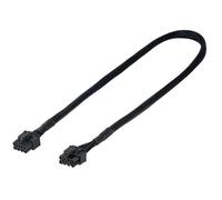 Câble PCIE pour EVGA - 65 cm - Fiche mâle vers mâle 8 broches vers 6 + 2 broches - Câble d'alimentation GPU - Pour EVGA G+ G2 G3 G5 G6 GA GM GT P2 P3 P5 P6 P+ T2 T3 - Noir 18 AWG - 65 cm