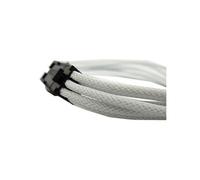 Câble PCIe tressé - 6 broches, 30 cm - Blanc