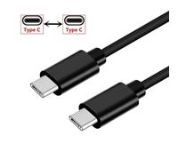 Câble Pd De Charge Rapide De 2m De Long, Usb Type C Vers Type C, Câble De Synchronisation De Données Pour Samsung Galaxy S23 Ultra S22 A54 A53 A51 A71 A12 A52 5g.Black.1m