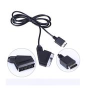Connectique et chargeur console GENERIQUE Câble péritel AV RGB Scart pour Sony Playstation 1, PS2 et PS3 - 1,80 mètre - Straße Game