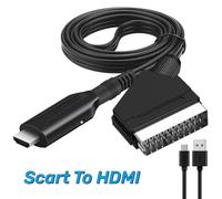 Câble Péritel vers HDMI 1080p ¿ Branchez vos appareils Peritel SCART sur votre TV HDMI ¿ VHS, DVD, Magnétoscope , Consoles ¿ Straße Tech®