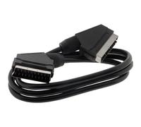 Câble Péritel - ZENITECH - M/M 1,2m - 21 broches - Connexion universelle - Noir