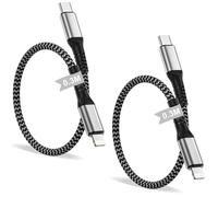 Cable Phone USB C 30CM 2Pack Cable USB C vers Lightning Court MFi Certifié | Câble Lightning Rapide Nylon Cable Chargeur Phone Charger Cable Fil pour Phone 14 13 12 11 Pro Max Mini XR XS 8Plus SE iPad