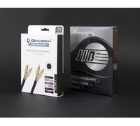 Câble Phono Cinch 2 m Oehlbach NF 1 Maître + Terre Noir RCA Or