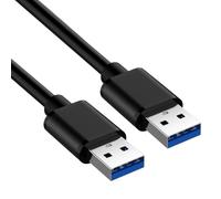 Câble photo,USB vers USB Rapide Câble de Données USB Mâle à Mâle 3.0 Câble d'extension pour Radiateur Disque Dur USB - Black-2m[D2]