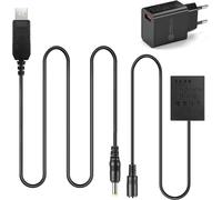 Câble Pilote Pro USB + Batterie factice NP-W126 Coupler CP-W126 Coupler + Chargeur QC3.0 pour Fujifilm X-A2 A3 X-T10 X-E2 X-Pro2 X-T20