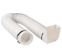 Câble Plat 110x54mm Sur Ø 100mm Déflecteur Avec 50cm Tuyau Flexible Canal 526192