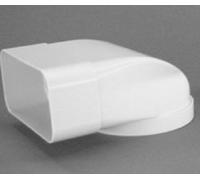Câble Plat 150x70mm Sur Ø 125mm Tube Rond 90° Pièce de Renvoi Ventilation Küche