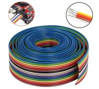 Câble Plat Arc-En-Ciel De 2 Mètres 16P, Support De Fil Plat, Câble De Soudage, Connecteur, Câble D'Extension De Ruban..