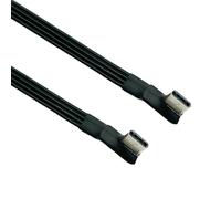 Câble plat coudé USB 2.0 Type C- Courbure bilatérale de 0,7 m
